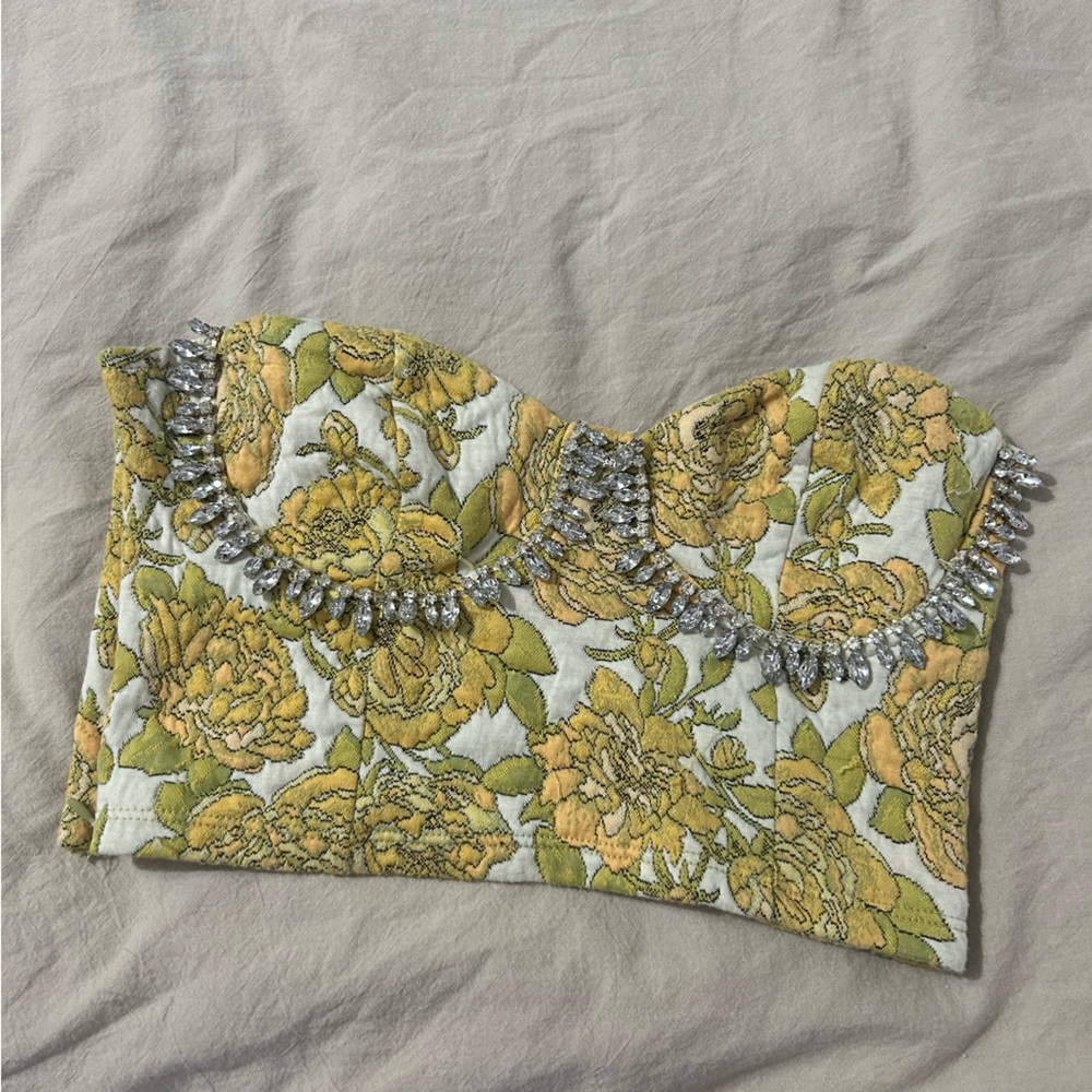 Zara Strapless Top